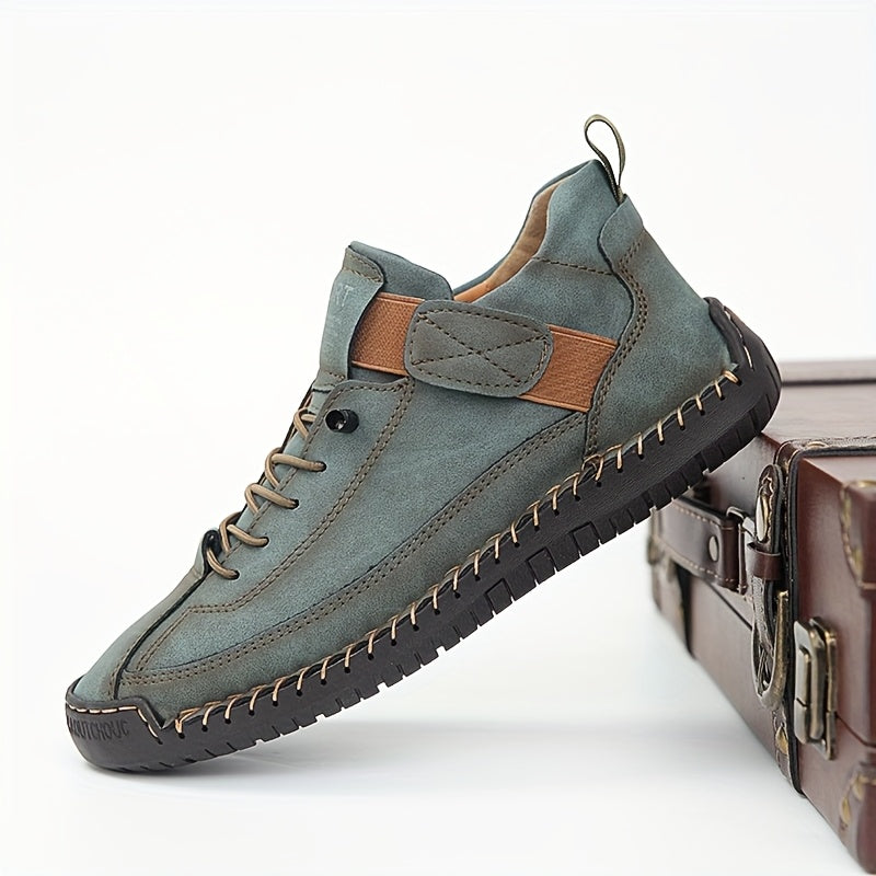 Women's Retro Casual Sneakers Non-Slip Rubber Sole All-Season Lace-Up Shoes