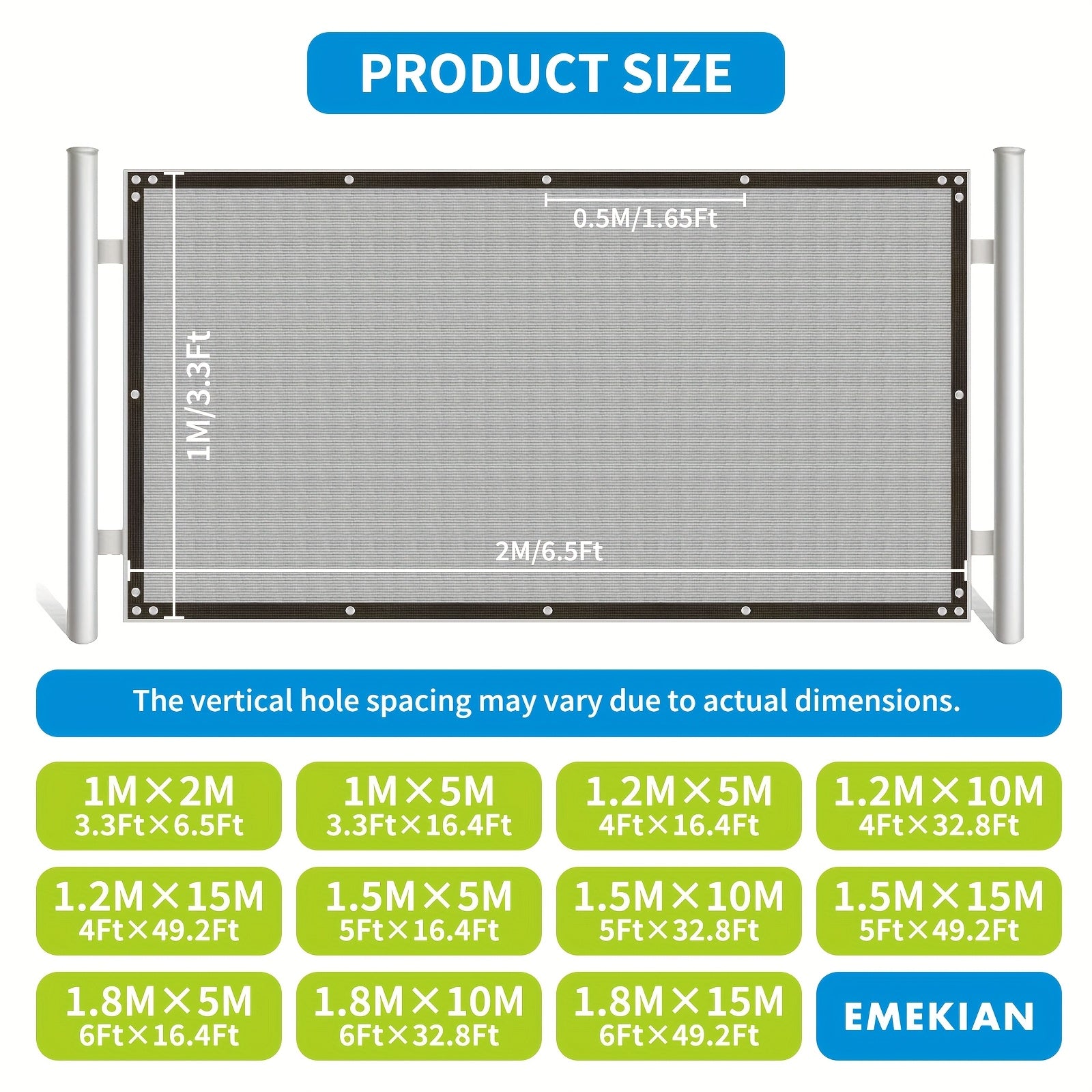 Outdoor Privacy Screen 1pc Shade Net for Balcony Yard Pavilion Corridor Grey 90% Shade