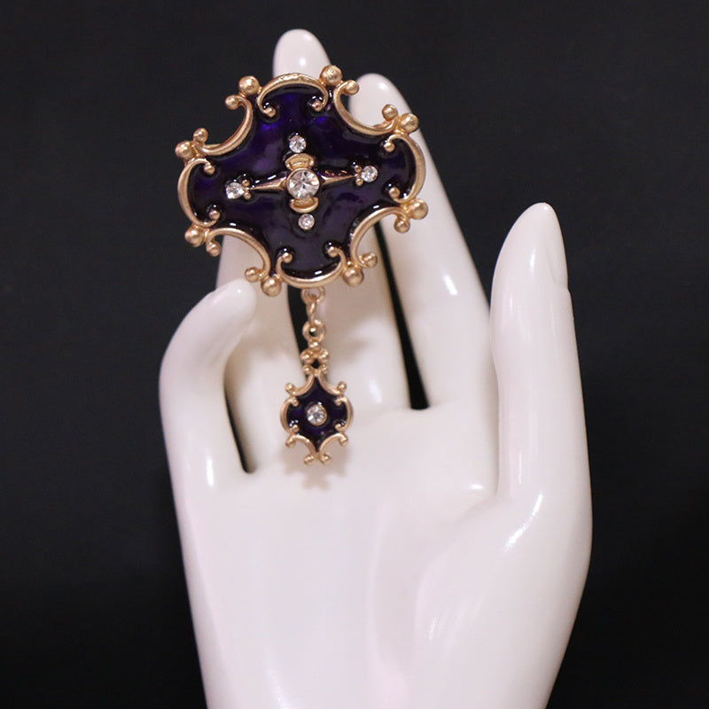 Enamel Brooch Pin Unconventional Design for Dresses and Sweaters