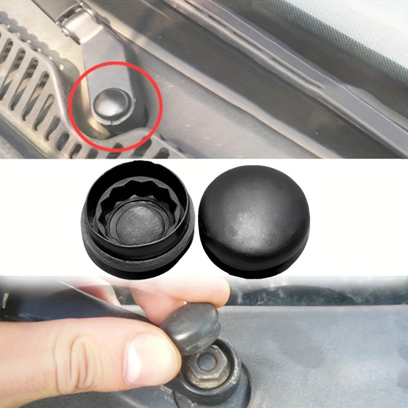 Universal Car Wiper Arm Nut Cover Durable Replacement Accessory