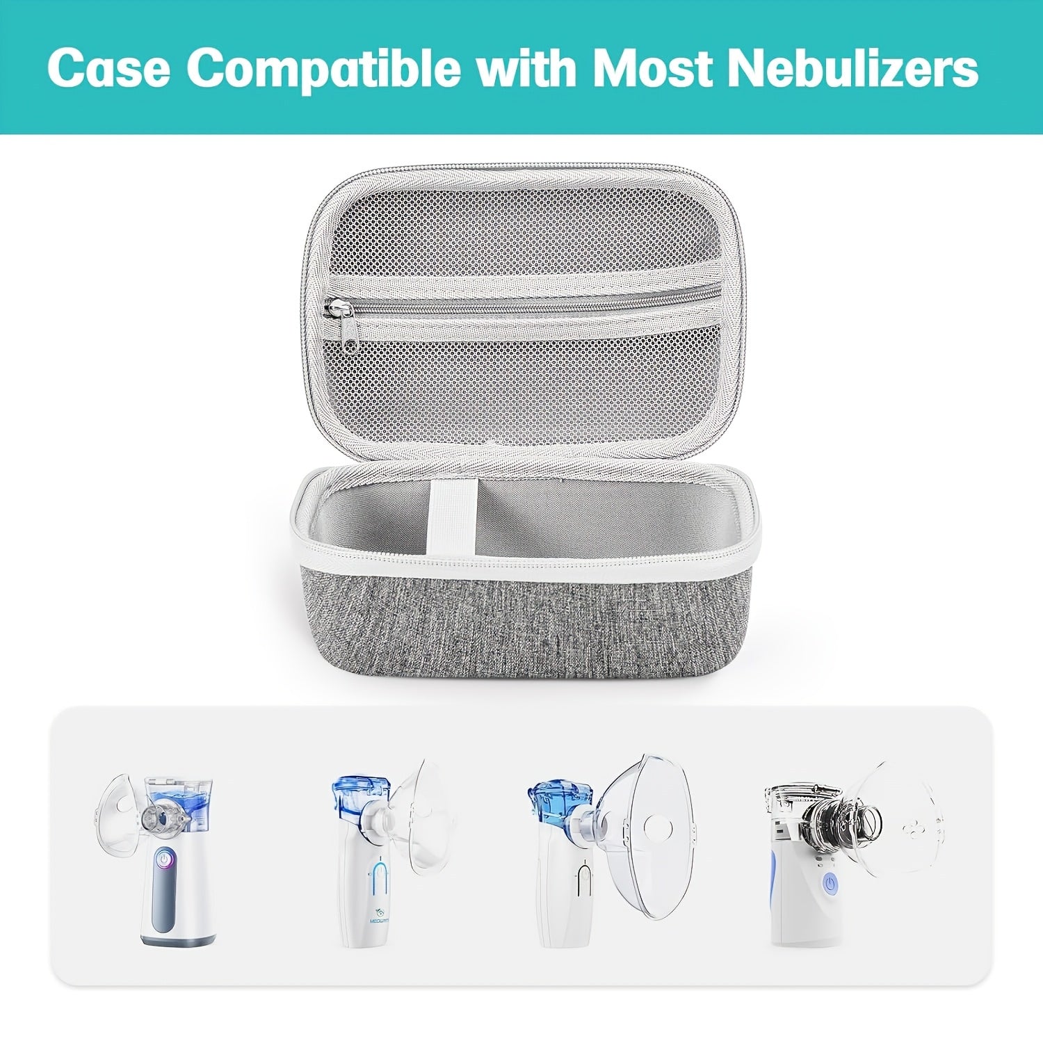 ProCase Portable EVA holati atomizator va humidifier uchun - Yuqori sifatli sayohat sumkasi, yuzni bug'latish va po'latni vakuum qilish uchun bo'limlar bilan - Uy va sayohat uchun tayyor.