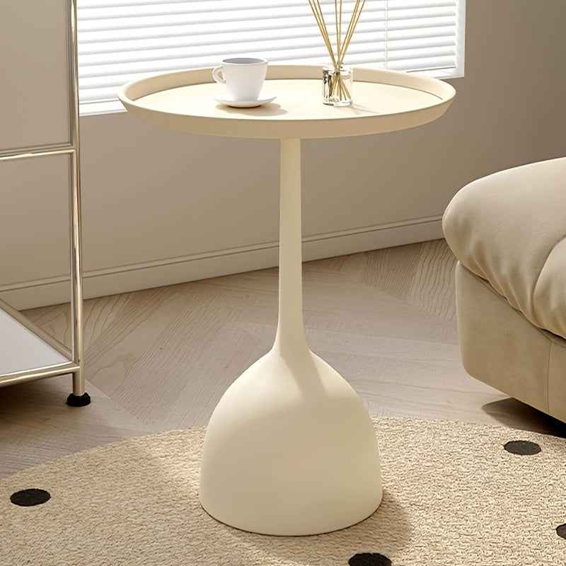 Nordic Minimalist Metal Side Table for Living Room or Bedroom Small Space