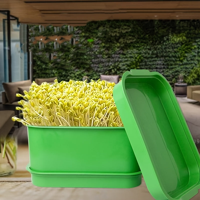 Plastic Seedling Tray for Microgreens and Vegetables 19.99x9.5x15.01cm with Drainage