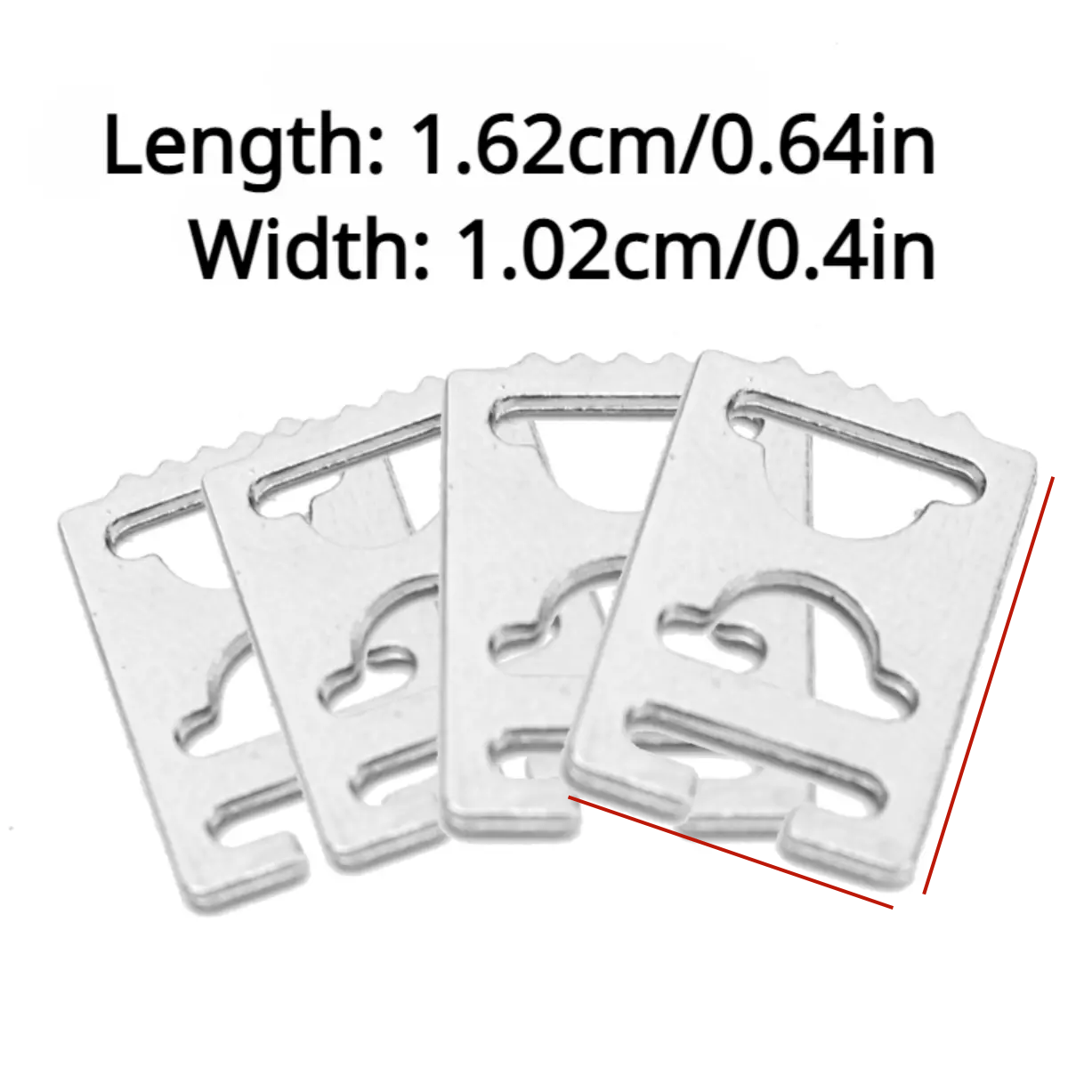 10Pcs Stainless Steel Shoelace Buckles Invisible Japanese Shoe Accessories