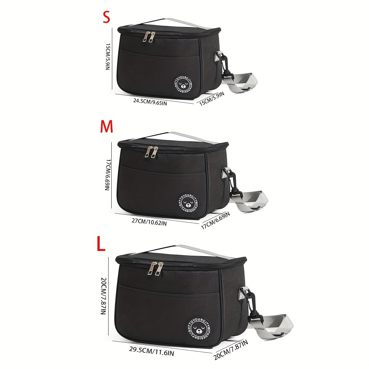 Insulated Lunch Bag with Double Layer for School, Picnic, and Gift Use