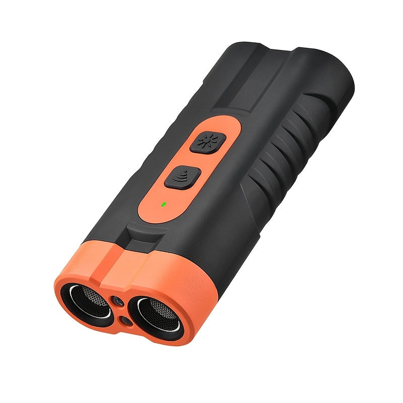 Dual-Head Ultrasonic Dog Repeller Long-Range Bark Control Scare Device