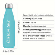 500ml Stainless Steel Water Bottle Leakproof BPA-Free Durable Hydration