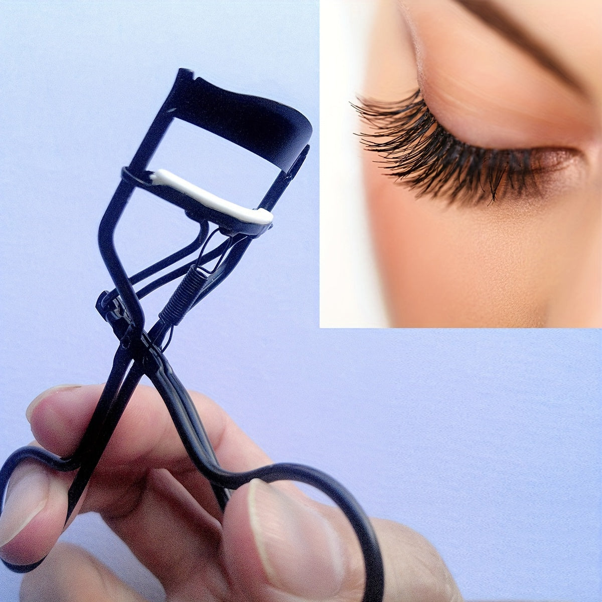 Women Stainless Steel Eyelash Curler Long-Lasting Lift Makeup Tool