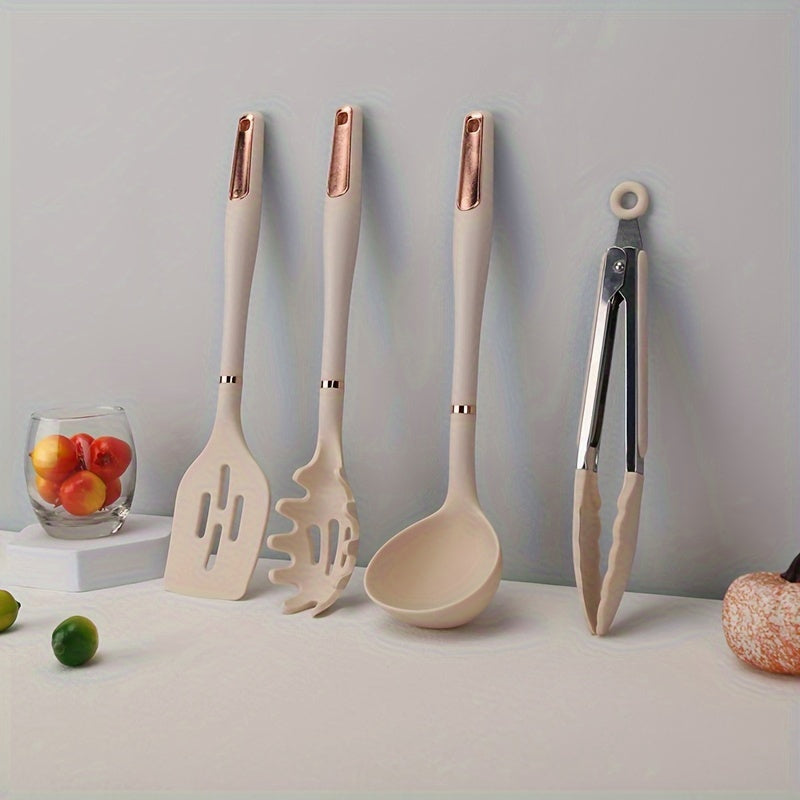 7-Piece Silicone Kitchen Utensil Set Non-Stick Heat-Resistant Cooking and Baking Tools