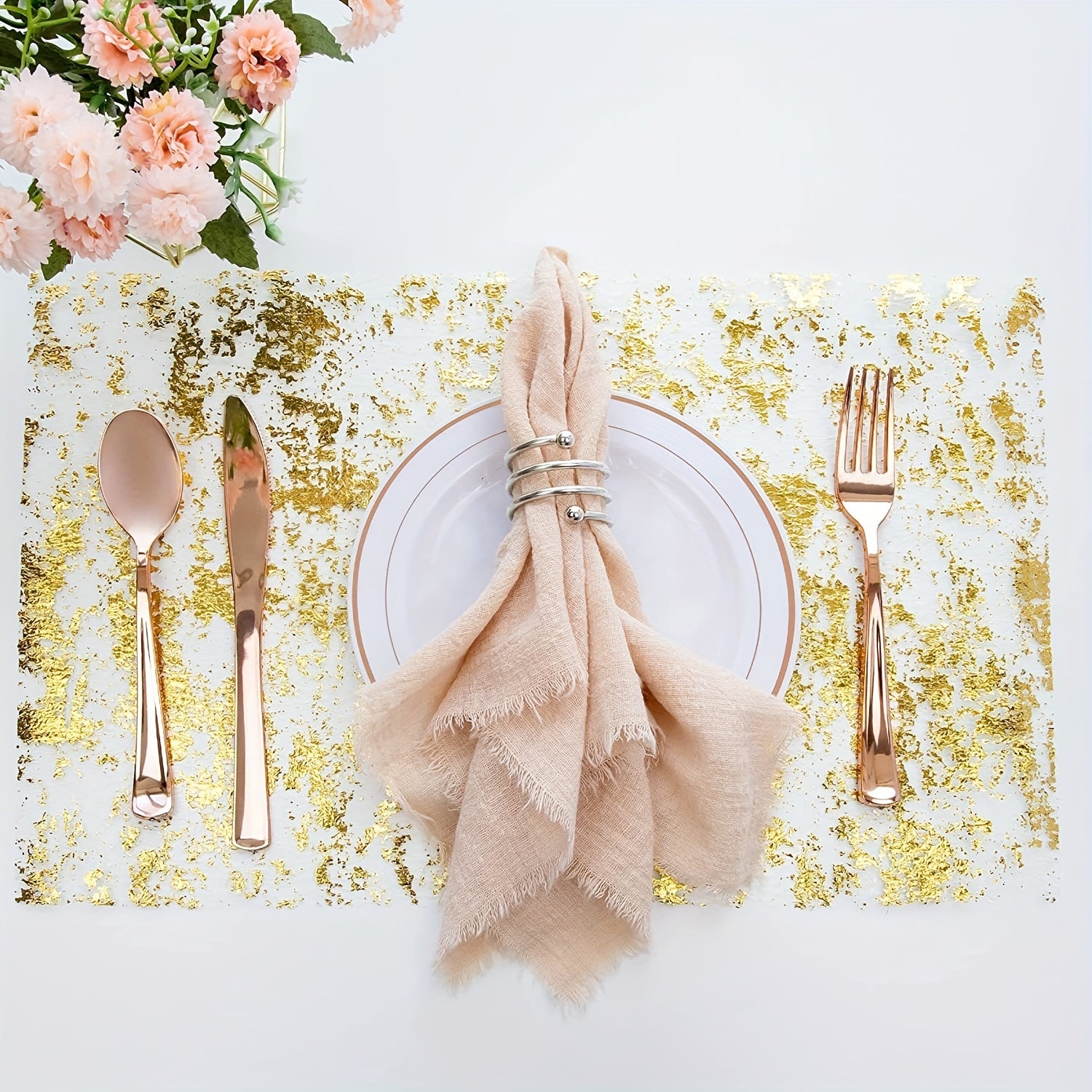 Camino de mesa dorado para bodas y fiestas, 72 pulgadas, decoración elegante