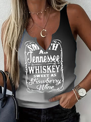 Women's Sleeveless Printed Top Casual Outerwear Lingerie Underwear