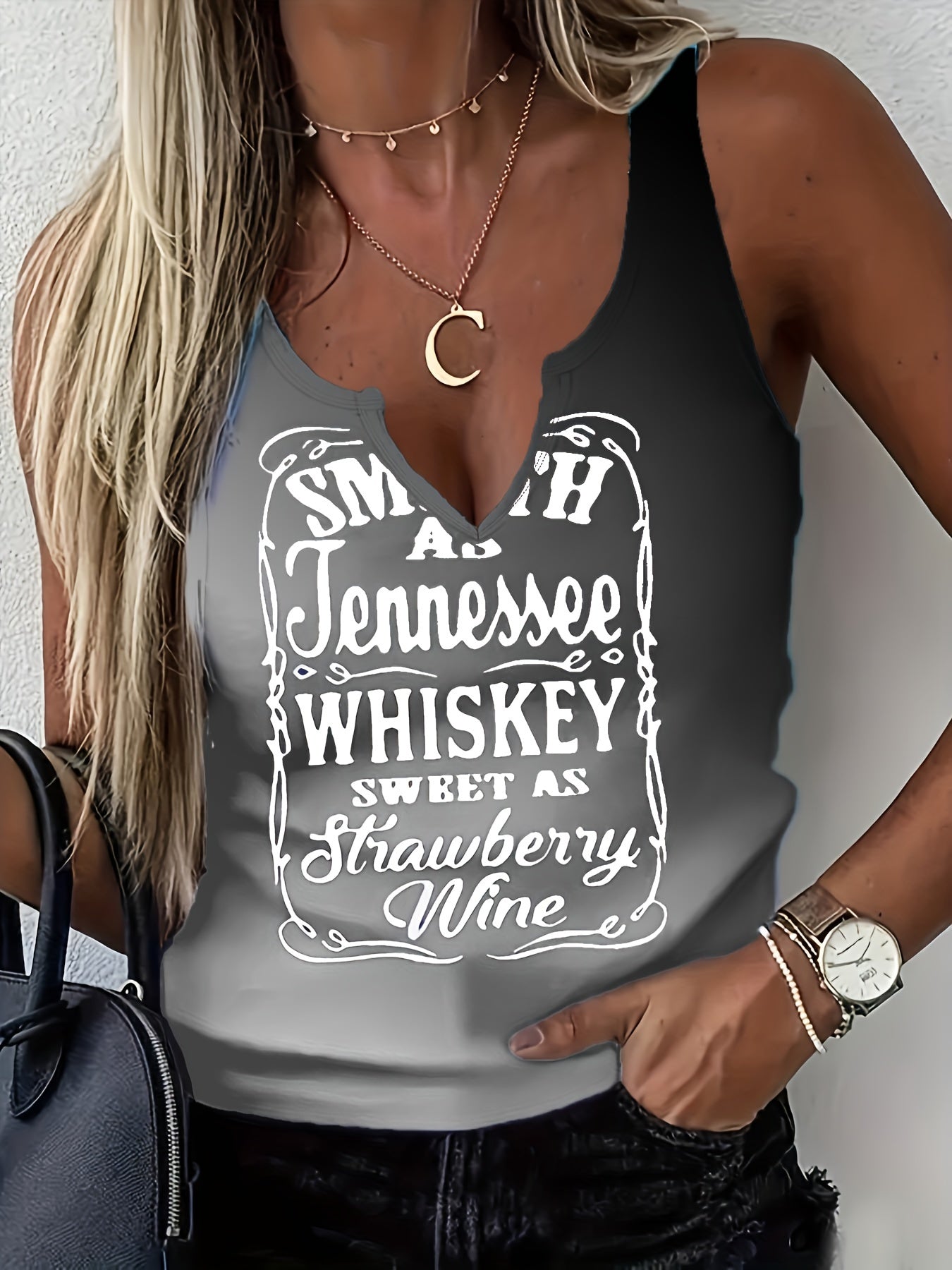 Women's Sleeveless Printed Top Casual Outerwear Lingerie Underwear