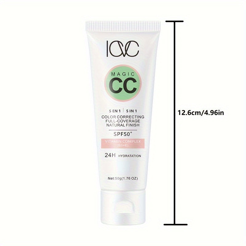 Ayollar uchun rangni to'g'irlash va to'liq qamrovli suyuq asos bilan tabiiy yashirinuvchi