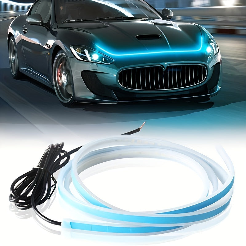 Barra de luz para capó de coche de 12V universal de 180cm flexible LED para coches, SUVs, camiones