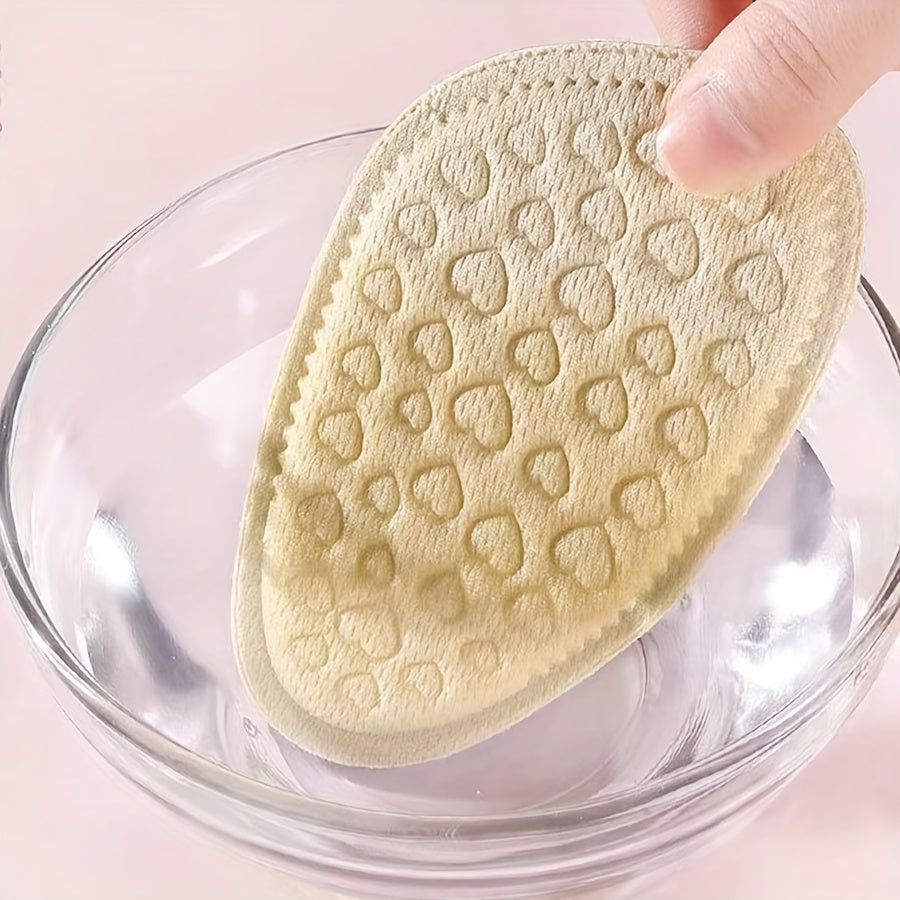 Women's Memory Foam Forefoot Pads Non-Slip Half Insoles for High Heels