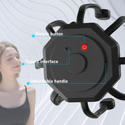 3 rejimli portativ elektr bosh massajeri, 8 yumshoq barmoq bilan 360 daraja bosh massajeri, dam olish va stressni kamaytirish uchun, USB orqali zaryadlanadigan, ajoyib bayram sovg'asi.