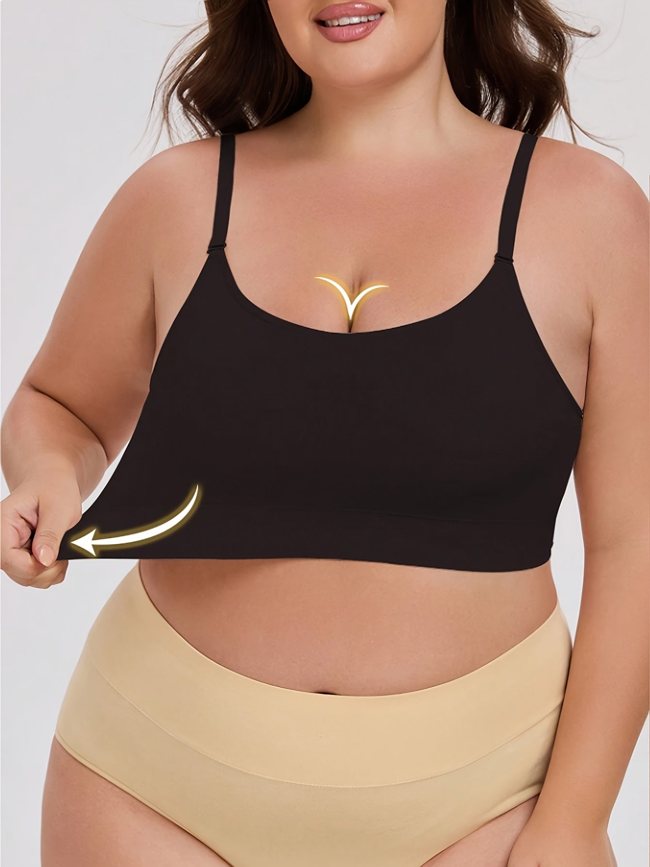 Women's Breathable Nylon Sports Bra for Running and Training