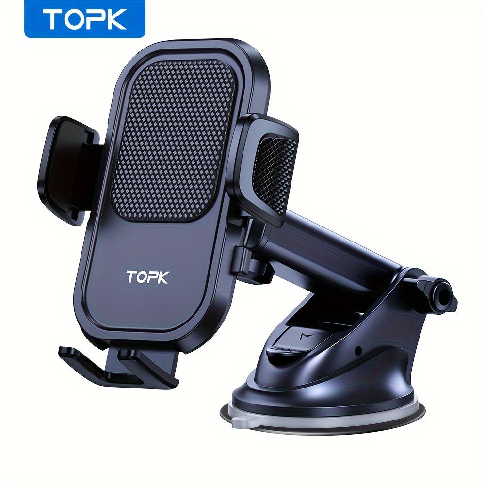 Universal Car Phone Holder — Mobile Mount for Dashboard, Adjustable, Stable