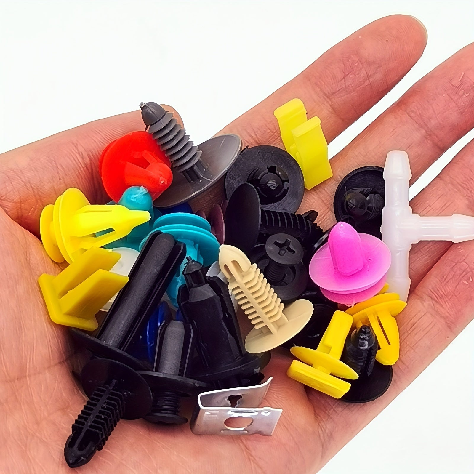 50/100/200Pcs Plastic Car Clip Panel Push Retainers for Bumper Door Interior