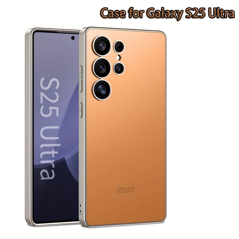 Samsung Galaxy S25 seriyali mobil telefon qopqog'i, himoya uchun mustahkam rang, to'liq qoplovli muzlatilgan qattiq qobiq. Asl rangdagi ultra-ingichka dizayn, izlar yo'q.