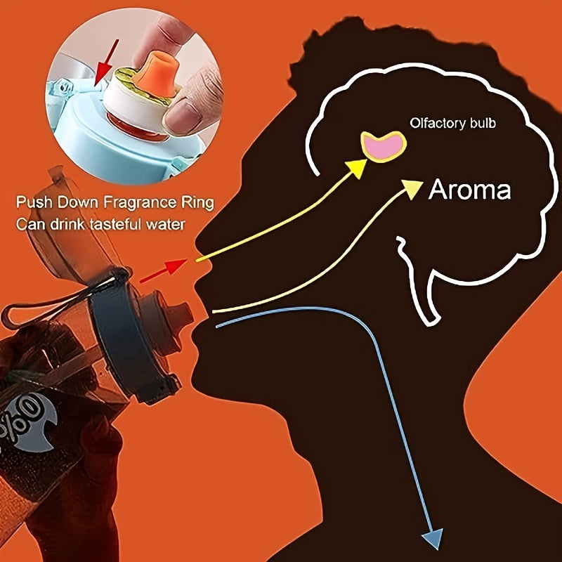 750ml портатив сув идиши, шира ва таъм қўшувчалар билан, ташқарий фаолиятлар учун