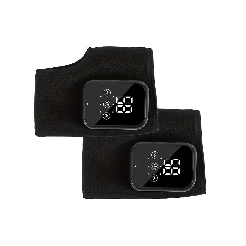 Массажер для нагрева лодыжки, перезаряжаемый через USB, портативный, с 3 режимами массажа и настройками температуры