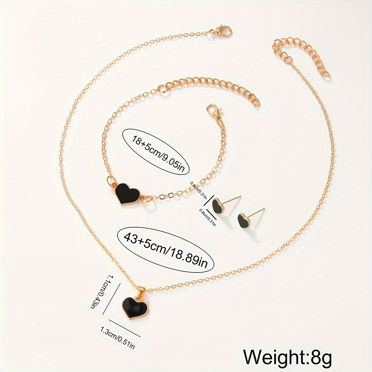 Ladies Watch Set with 5 Quartz Watches Brown PU Straps Jewelry for Women