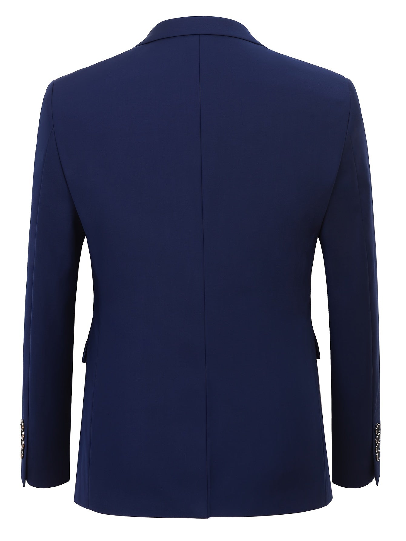 Chaqueta de traje negra para hombre para ocasiones formales, talla grande, mezcla de poliéster trenzado