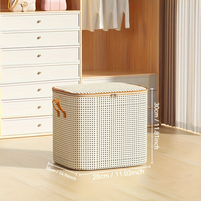 Large Waterproof Storage Bag for Clothes and Quilts Moisture-Resistant Plastic Organizer