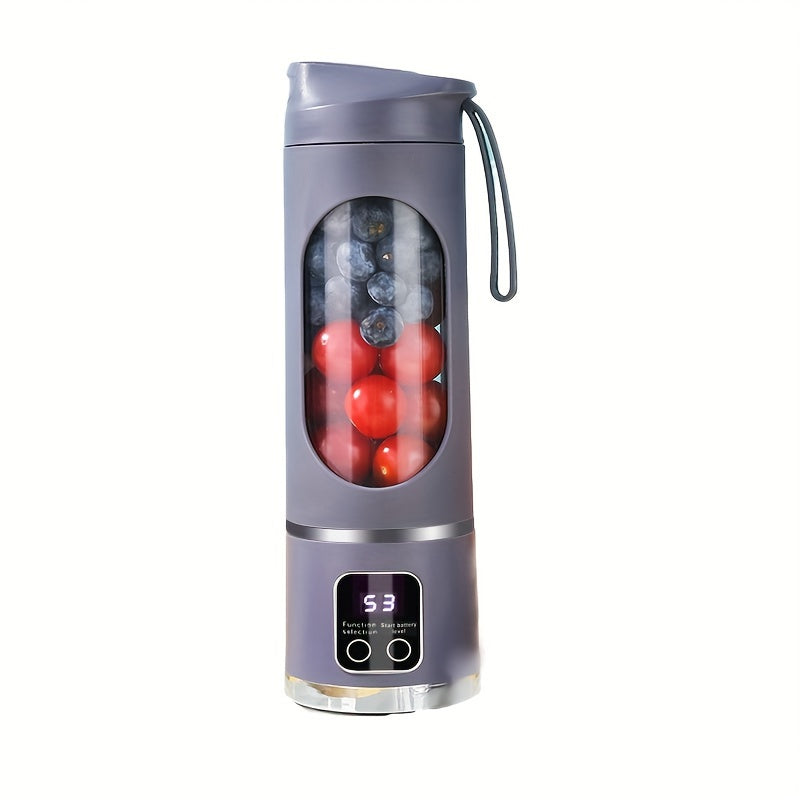 Портативный персональный блендер мощностью 50 Вт для коктейлей и смузи с перезаряжаемой батареей 1500 мАч