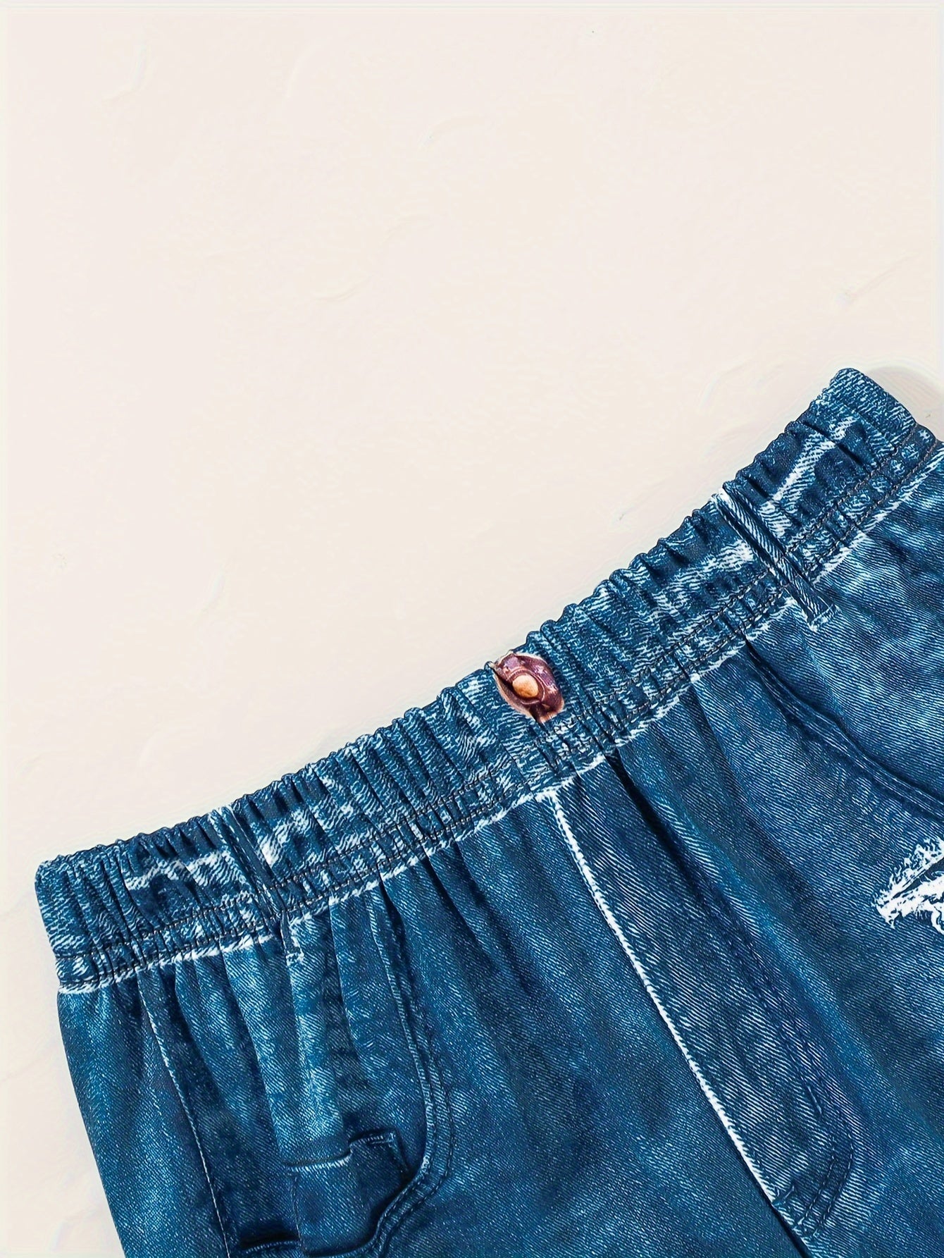 Boys' Summer Car Pattern Short Sleeve T-Shirt and Imitation Denim Shorts Set Kids' Casual Clothing