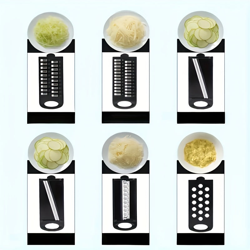 Cortador de verduras multifuncional 10 en 1 con cuchillas intercambiables y pelador