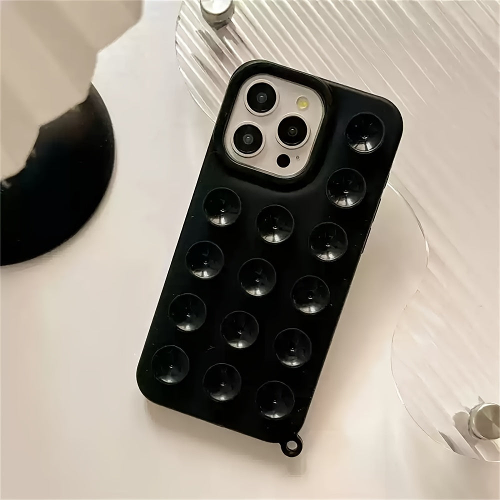 Милый силиконовый чехол с присоской для iPhone с держателем для гаджетов и цветами конфет