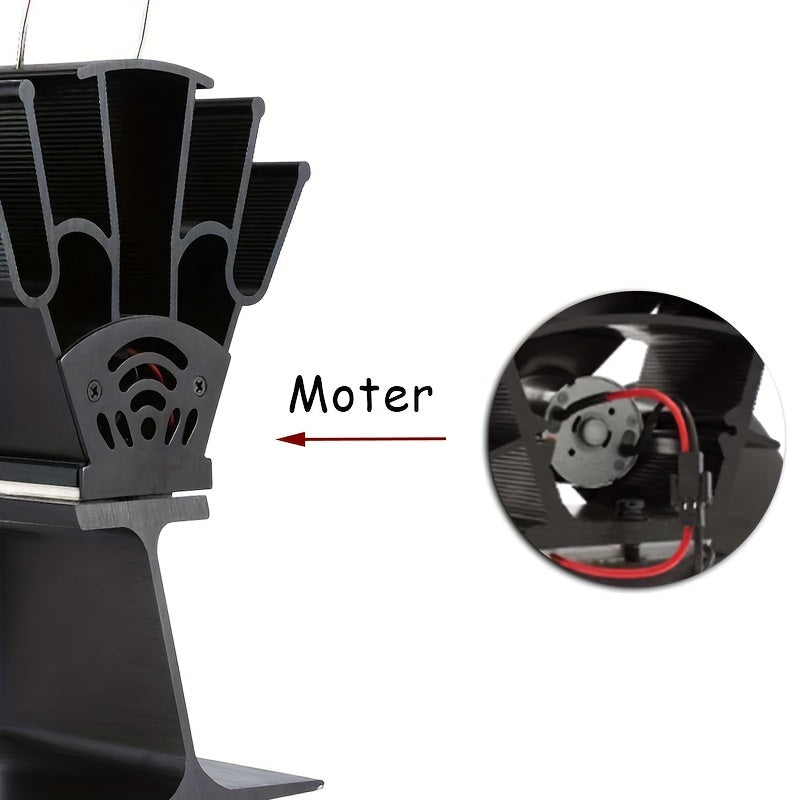 Wall Mounted Fireplace Fan Motor 1450RPM Durable Metal for Wood Stoves