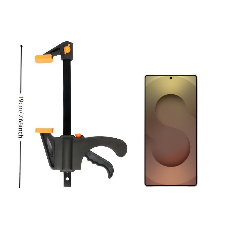 5-Pack 4-Inch Iron Clamps with Ratchet Mechanism for Woodworking DIY Home Renovation