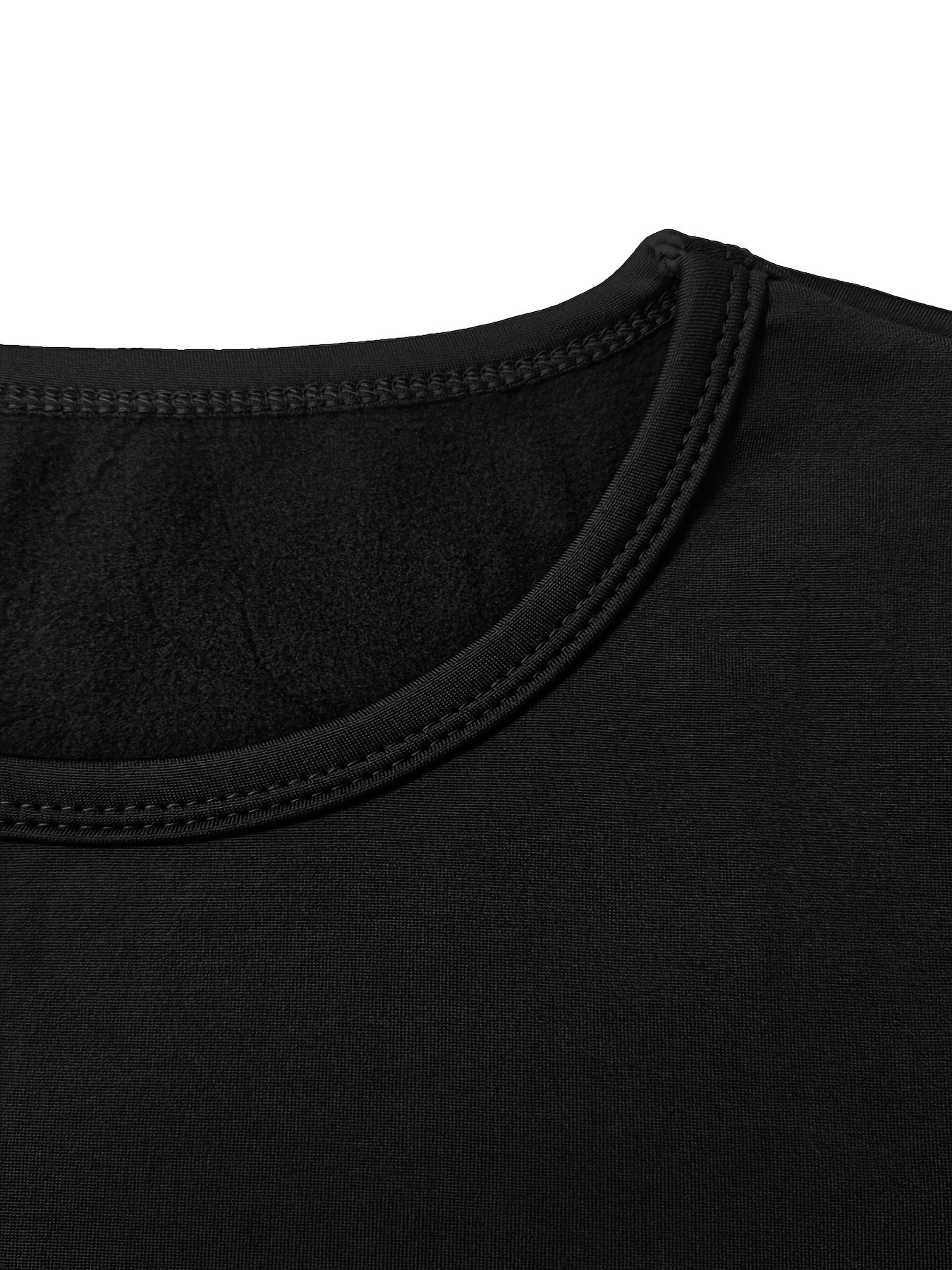 Women's Long Sleeve Crew Neck Top Solid Color Fall Winter Polyester Elastane Stretch Fabric