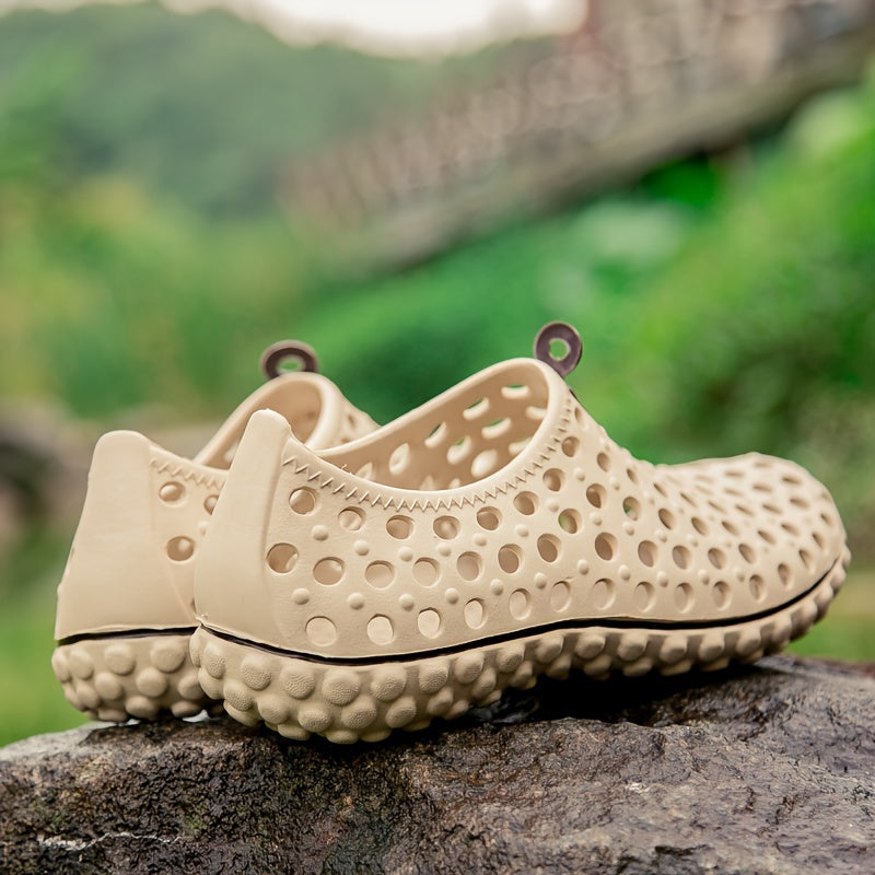 Sandalias de playa para hombre de EVA, slip-on, de color sólido para exteriores