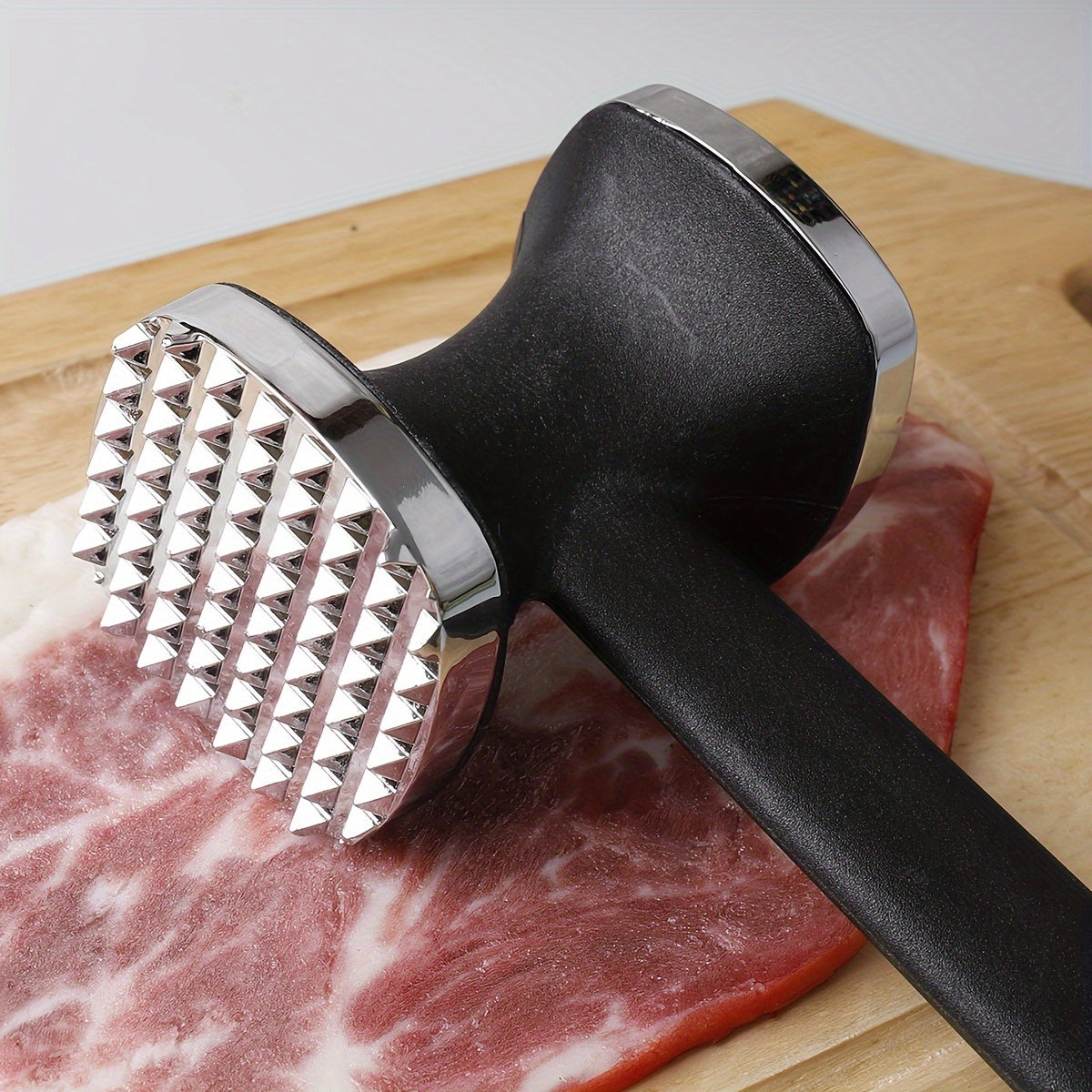 Zinc Alloy Meat Hammer, Metal Meat Tenderizer Tool for Kitchen Use