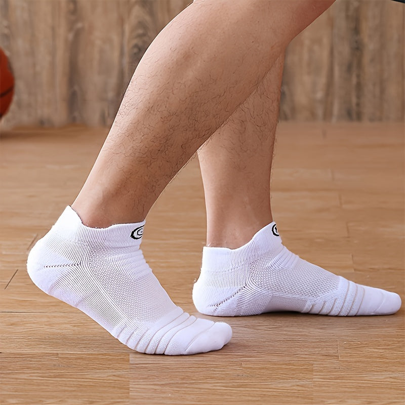 Set of 6 Men's Low-Cut Sport Socks Breathable Odor-Absorbing Sweat-Absorbing
