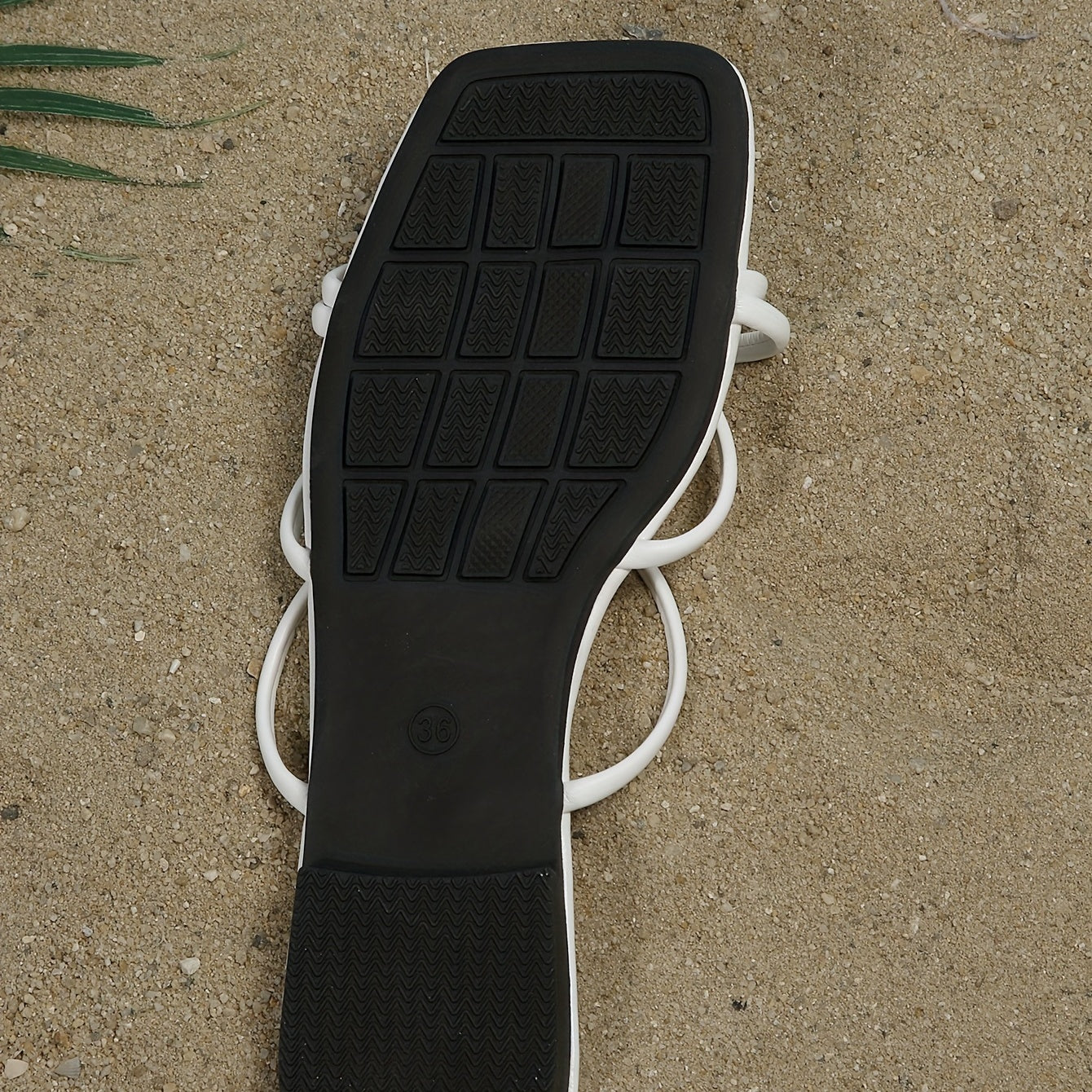 Women's Flat Large Size Sandals Comfort Wide Fit Black