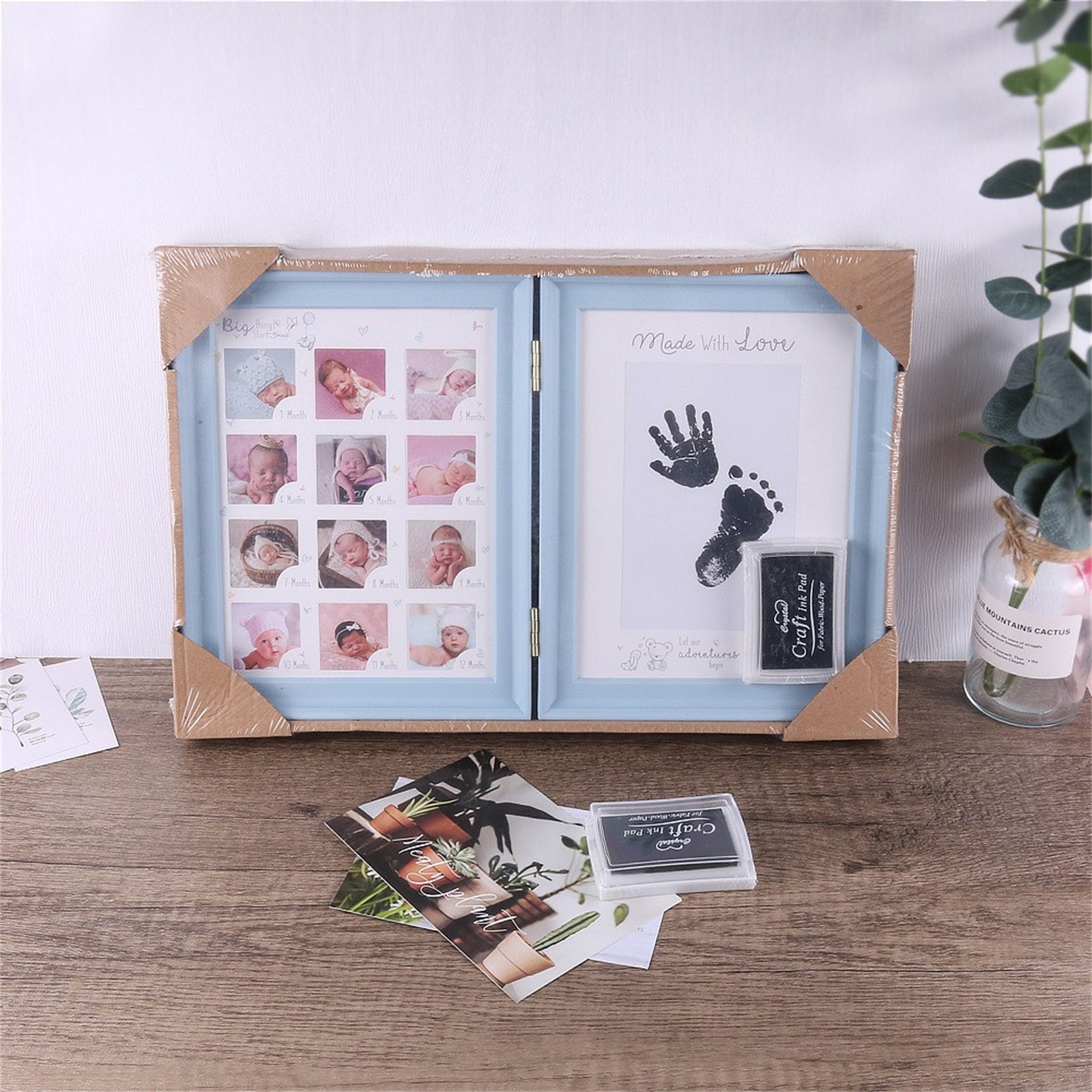 Baby Memory Photo Frame for 100 Days and Holiday Keepsakes