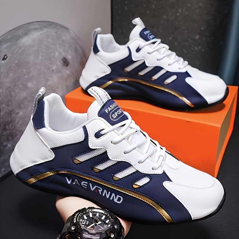 Men's Plus Size Breathable Mesh Casual Sneakers Non-Slip PVC Sole for Walking and Skateboarding in All Seasons Black White Teal