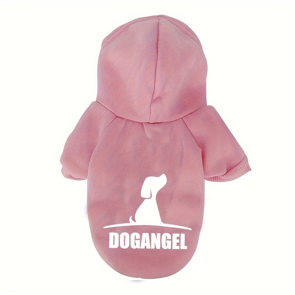 Dog Hoodie Pullover for Medium and Large Dogs All-Season Polyester Fashionable Pet Sweater
