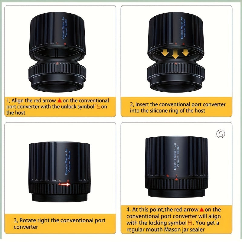 Selladora eléctrica portátil para frascos de vidrio
