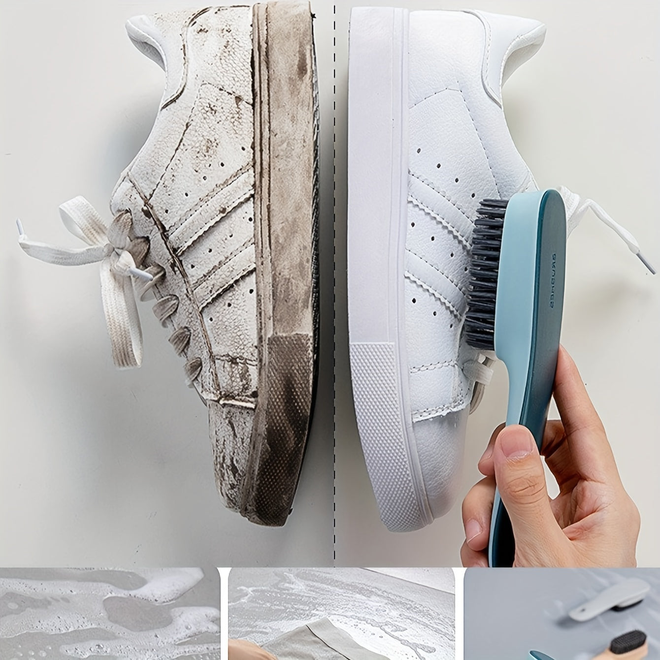 Unisex Plastic Shoes Brush Multi-Functional Durable Cleaning Tool
