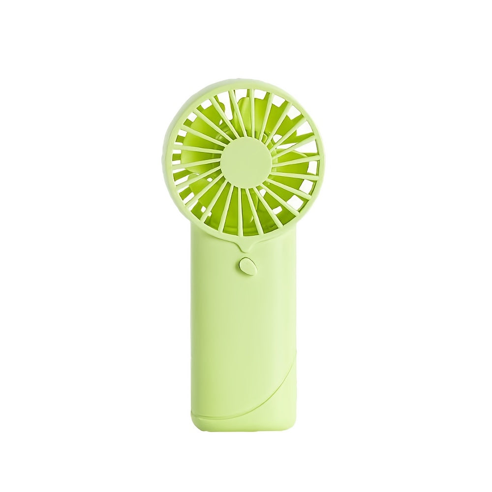 Mini Portable Handheld Electric Fan Battery-Free Lightweight for Outdoor Travel