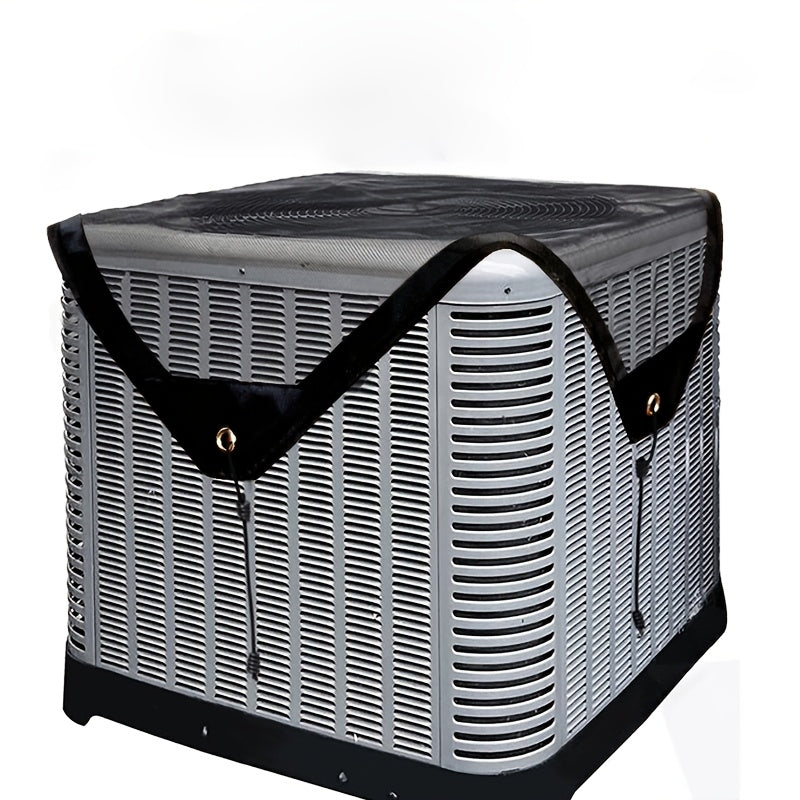 Funda para unidad de aire acondicionado exterior, resistente al agua, de tela Oxford, protección contra mosquitos y ramas