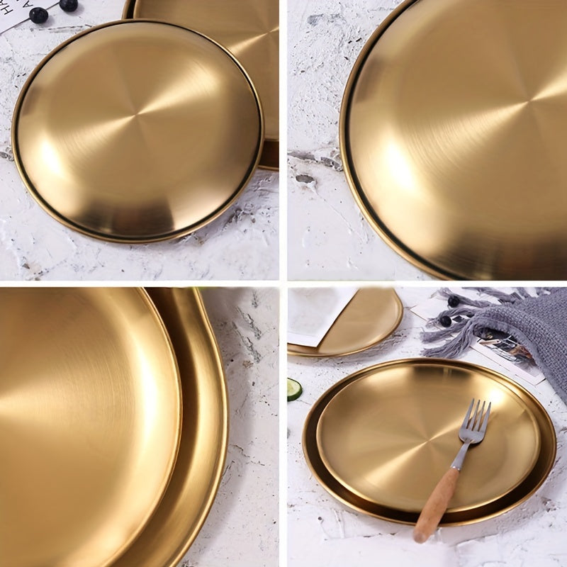 Stainless Steel Coffee Tray for Buffet Parties and Fruit Decoration
