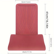 Car Seat Thigh Support Cushion Nappa Leather Memory Foam for Long Drives