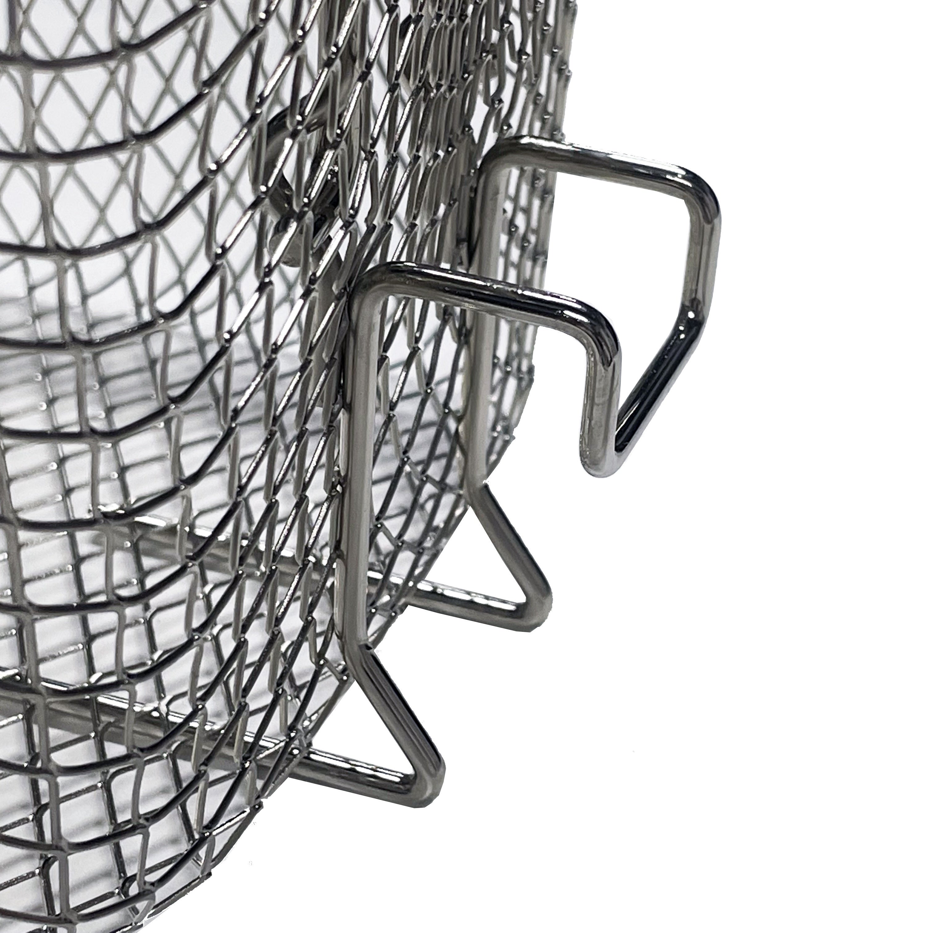 Foldable Fryer Basket for Cooking French Fries and Oil Filtering